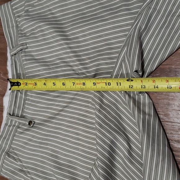 (34W) Wilson Men's Striped Flat Front Casual Shorts Vacation Leisure Travel - Picture 8 of 11